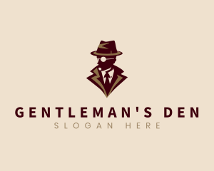 Gentleman Detective Agent logo design