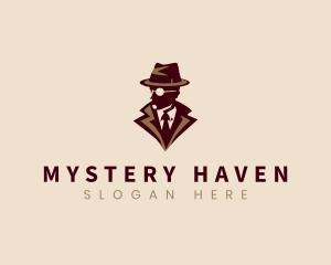 Gentleman Detective Agent logo design