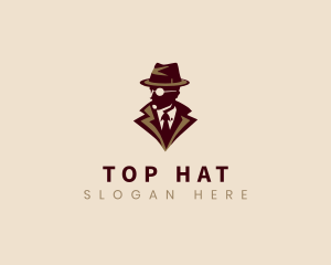 Gentleman Detective Agent logo design