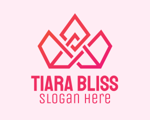 Pink Geometric Tiara logo