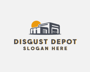 Warehouse Factory Storage logo design