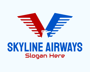 Eagle Airline Aviation  logo design