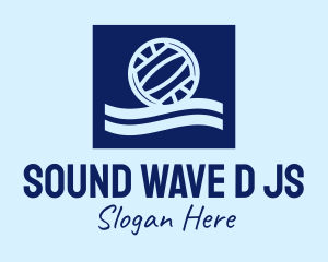 Water Polo Wave logo design