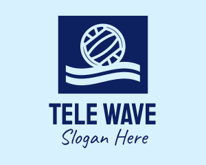 Water Polo Wave logo design