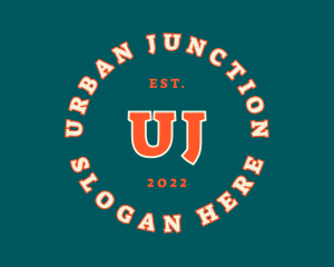 Urban Retro Varsity logo design