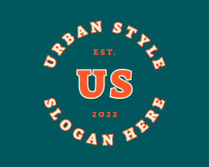 Urban Retro Varsity logo design