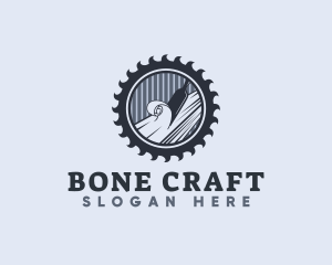 Chisel Sculpting Wood logo design