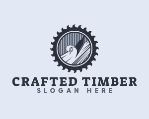 Chisel Sculpting Wood logo design