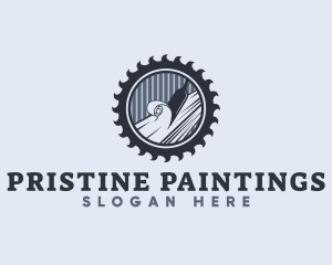 Chisel Sculpting Wood logo design