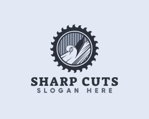 Chisel Sculpting Wood logo design