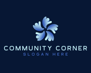 People Community Organization logo design