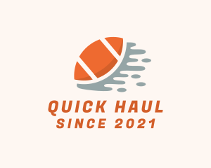 Fast American Football  logo design