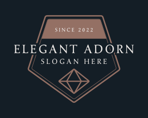 Elegant Diamond Gem logo design