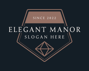 Elegant Diamond Gem logo design