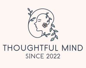 Organic Mental Health Psychologist  logo design