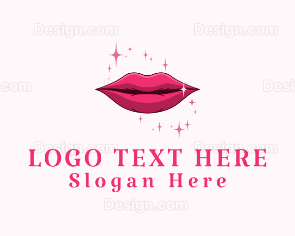 Beauty Feminine Lips Logo