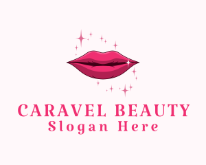 Beauty Feminine Lips  logo design