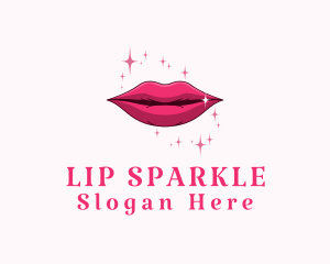 Beauty Feminine Lips  logo design