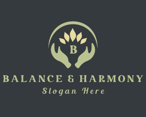 Natural Hand Massage logo design