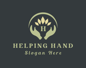 Natural Hand Massage logo design