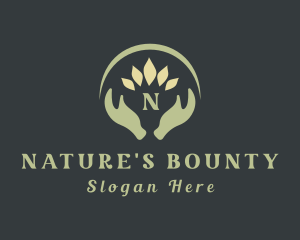 Natural Hand Massage logo design