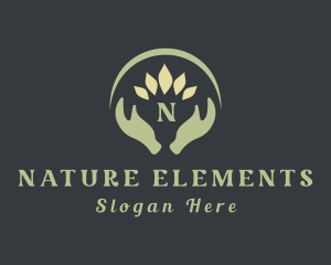 Natural Hand Massage logo design