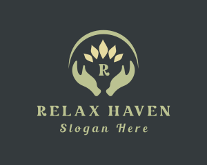 Natural Hand Massage logo design