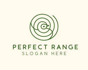 Simple Bird Target logo design