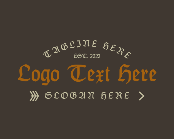 Typography logo example 2