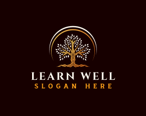 Luxury Tree Wellness logo design