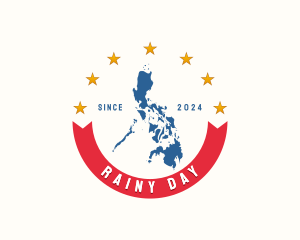 Philippines Country Map logo design