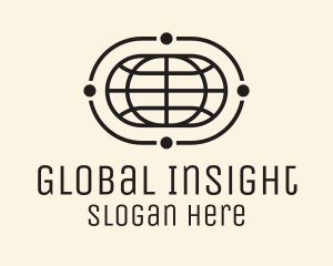 Monoline Global Shipping logo design