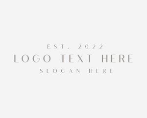 Minimalist - Elegant Minimalist Business logo design