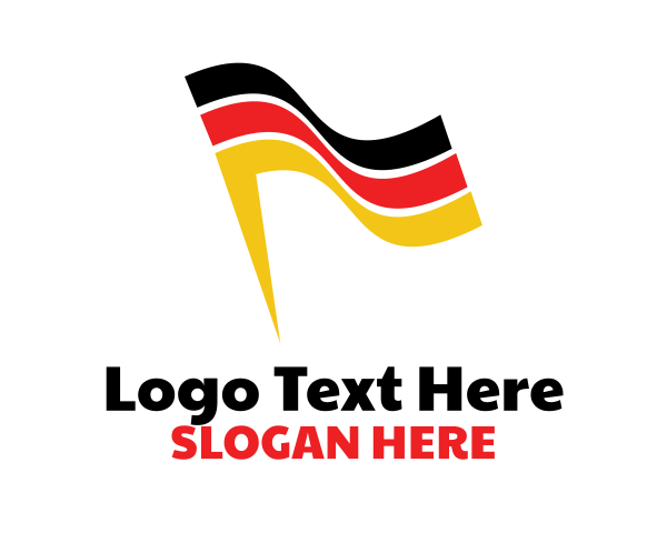 German Flag logo example 3