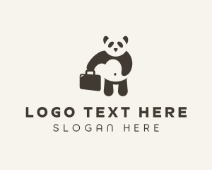 Panda Bear Briefcase logo