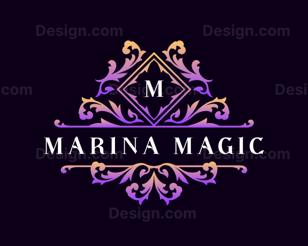 Elegant Floral Decorative Logo