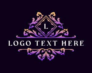 Elegant Floral Decorative logo