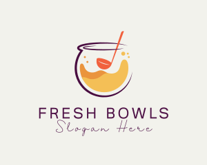 Orange Juice Ladle logo design