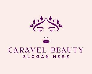 Nature Beauty Face logo design