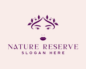 Nature Beauty Face logo design