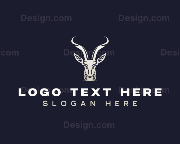 Animal Antelope Antler Logo