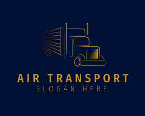 Cargo Delivery Truck logo design