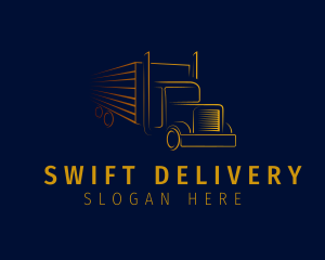 Cargo Delivery Truck logo design