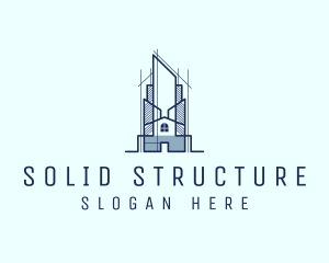 House Building Structure logo design