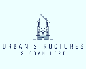 House Building Structure logo design