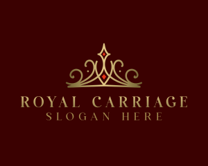 Royal Crown Tiara logo design