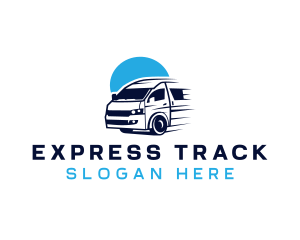 Vehicle Van Logistics logo design