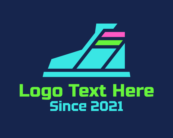 Futuristic logo example 2