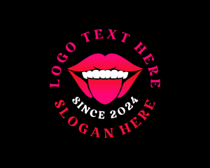 Erotic Tongue Lips logo