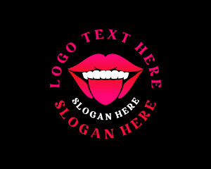 Erotic Tongue Lips Logo